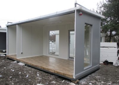 Perfect Kiosks- Portable Office, Temporary Modular Building, Portable Cabin 6m x 6m (20ft x 20ft)