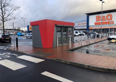 Perfect Kiosks- Retail shop Portable kiosk catering pod 6m x 2,4m (20ft x 8ft)