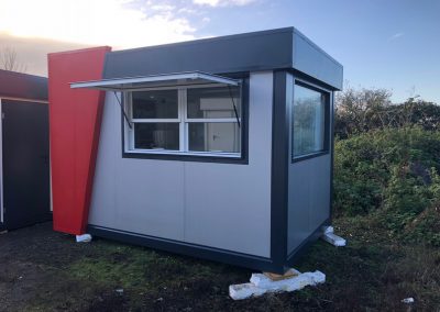 Perfect Kiosks- Security Kiosk / Security Hut, Gatehouse, Ticket Kiosk / Programme Kiosks, Portable Booths 360cm x 240cm (12ft x 8ft)