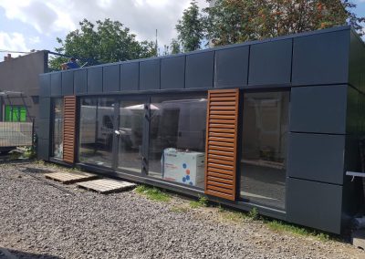 Perfect Kiosks - Portable Office, Temporary Modular Building, Portable Cabin 12m x 4m (40ft x 13ft)