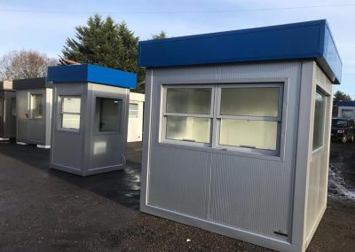 Perfect Kiosks- security kiosks 240cm x 220cm (8ft x 7ft3in) and 140cm x 140cm (5ftx 5ft)