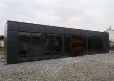 Perfect Kiosks - Portable Office, Temporary Modular Building, Portable Cabin 12m x 4m (40ft x 13ft)
